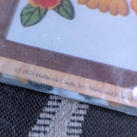 New In Bag Vintage Caron Hallmark Owl Crewel Craft Kit 1978 - Picture 3 of 4